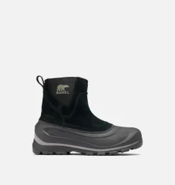 SOREL BUXTON™ Pull On Men's Waterproof Boot Black, Quarry Clearance