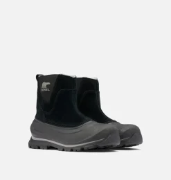 SOREL BUXTON™ Pull On Men's Waterproof Boot Black, Quarry Clearance
