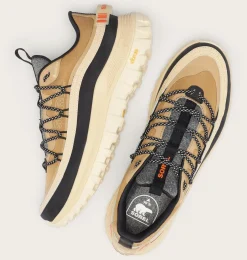 SOREL Callsign Horizon™ Low GTX Men's Waterproof Sneaker Caribou Buff, Caribou Beige New