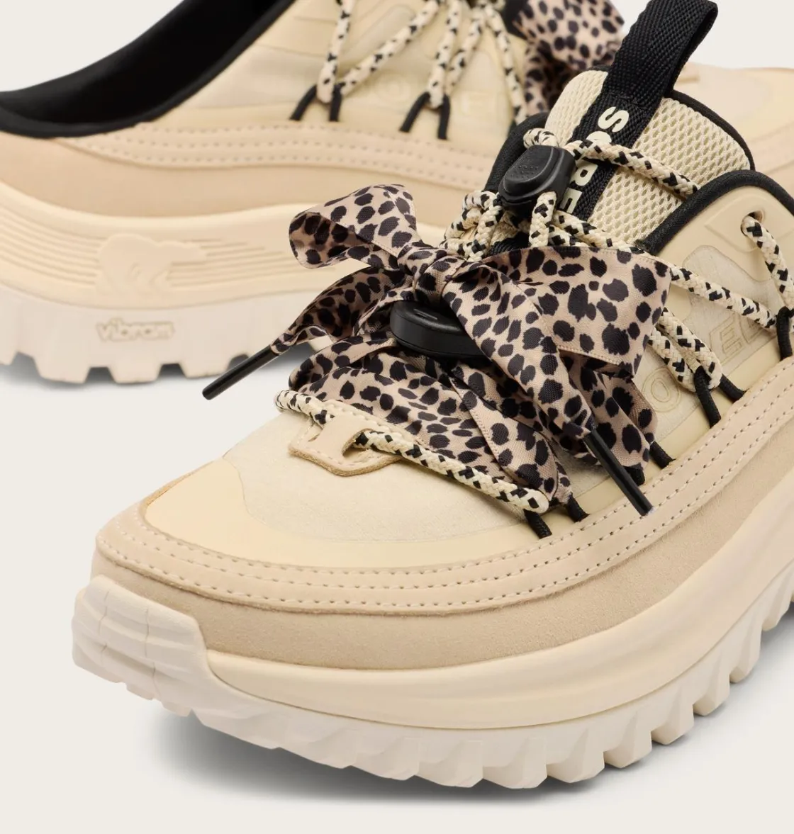 SOREL Callsign™ Mule Women's Shoe Bleached Ceramic, Black Outlet