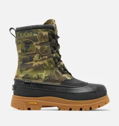 SOREL CARIBOU HORIZON™ GTX Men's Winter Boot Utility Green, Black Clearance