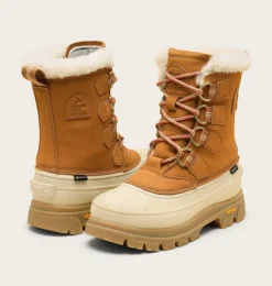 SOREL CARIBOU HORIZON™ GTX Women's Winter Boot Canyon Gold, Honey White Hot