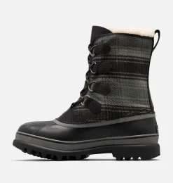 SOREL CARIBOU™ Men's Waterproof Boot Black, Quarry Outlet