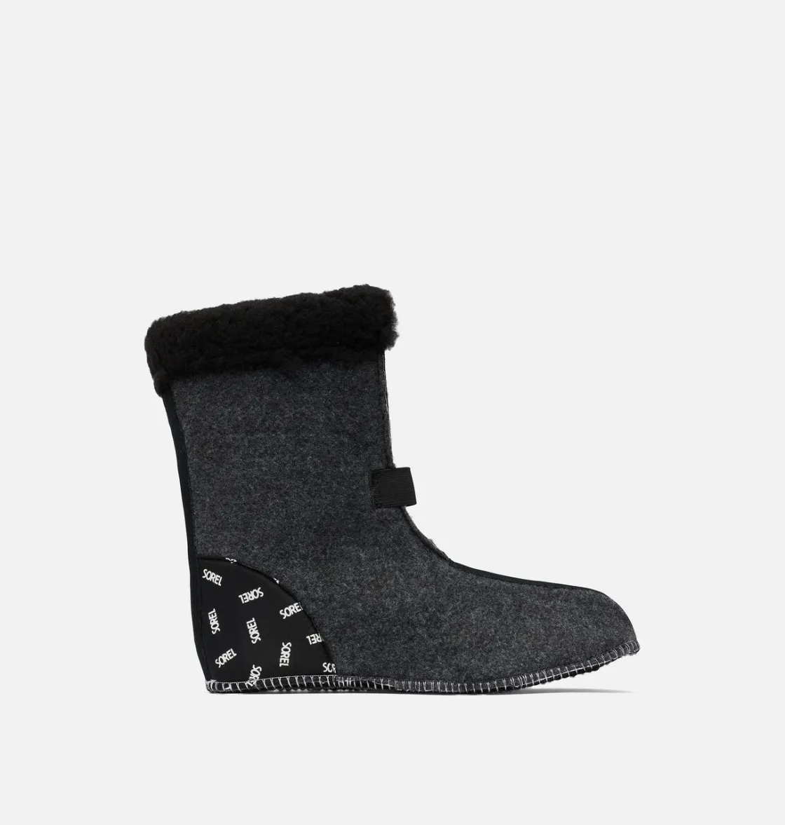 SOREL CARIBOU 9MM TP Women's Innerboot Snow Cuff Liner Black New