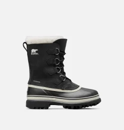 SOREL CARIBOU™ Women's Waterproof Boot Black, Stone Outlet
