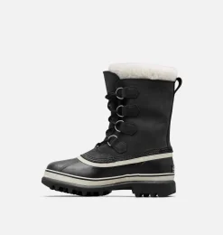 SOREL CARIBOU™ Women's Waterproof Boot Black, Stone Outlet