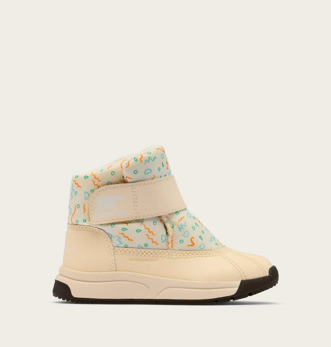 SOREL CHILDREN'S WHITNEY™ III STRAP MID Waterproof Boot Snow, Honey White Online
