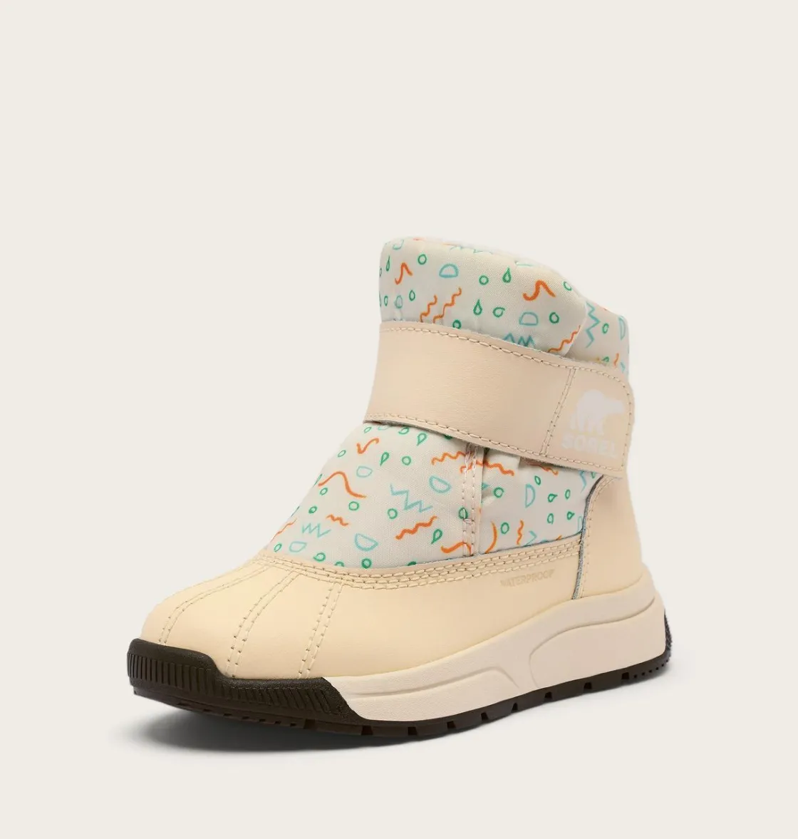 SOREL CHILDREN'S WHITNEY™ III STRAP MID Waterproof Boot Snow, Honey White Online