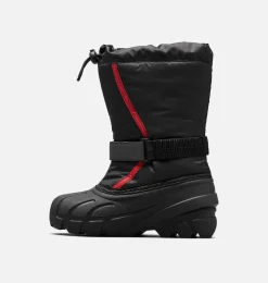 SOREL FLURRY™ Children's Boot Black, Bright Red Sale