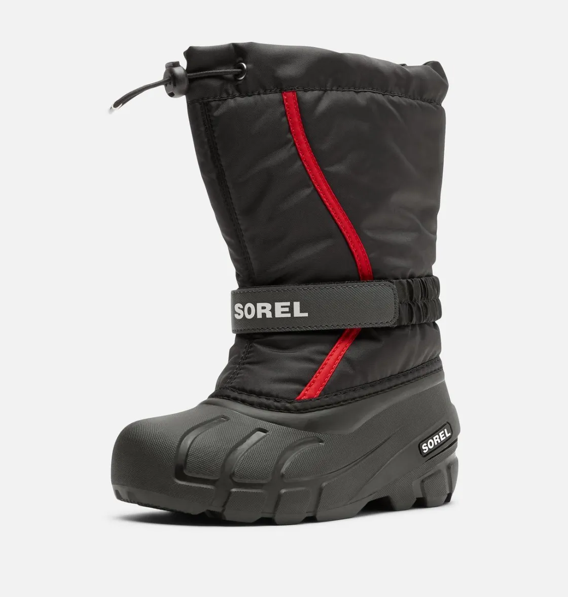 SOREL FLURRY™ Children's Boot Black, Bright Red Sale