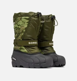 SOREL FLURRY™ Print Children's Boot Utility Green, Savory Sale