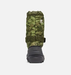 SOREL FLURRY™ Print Children's Boot Utility Green, Savory Sale