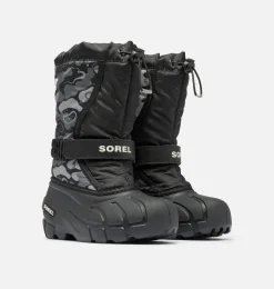 SOREL FLURRY™ Print Children's Boot Black, Quarry Best