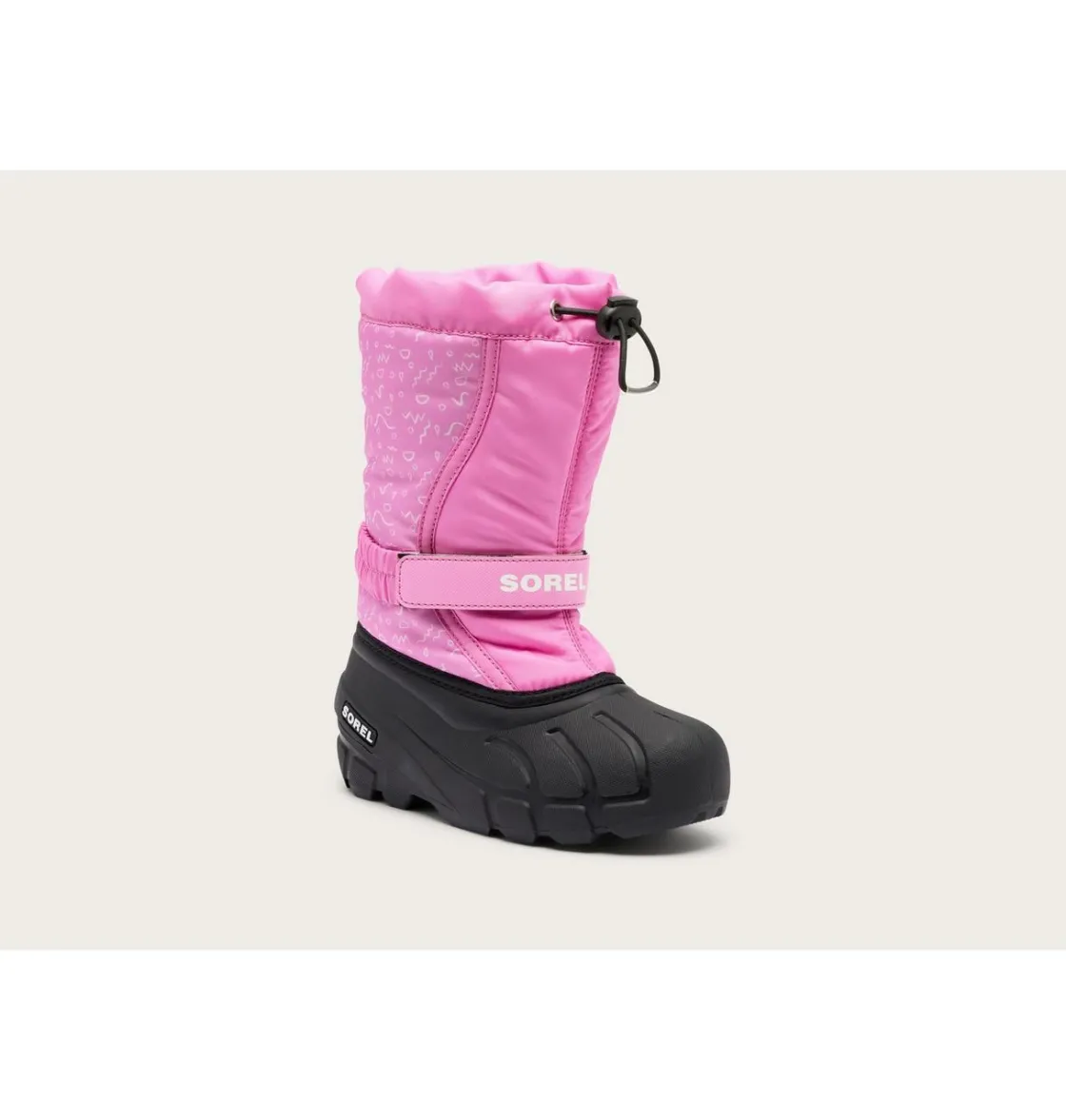 SOREL FLURRY™ Print Children's Boot Orchid, Black New