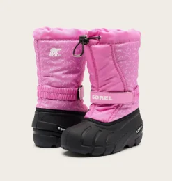 SOREL FLURRY™ Print Children's Boot Orchid, Black New