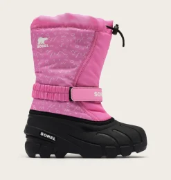 SOREL FLURRY™ Print Youth Boot Orchid, Black Hot