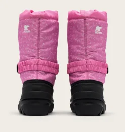 SOREL FLURRY™ Print Youth Boot Orchid, Black Hot