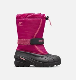 SOREL FLURRY™ Youth Boot Deep Blush, Tropic Pink Hot