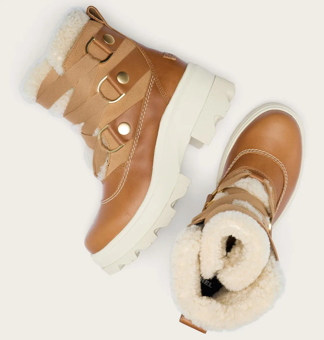 SOREL JOAN FRWD™ COZY Women's Waterproof Boot Tawny Buff, Honey White Online
