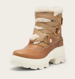 SOREL JOAN FRWD™ COZY Women's Waterproof Boot Tawny Buff, Honey White Online