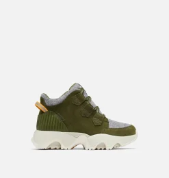 SOREL KINETIC™ Impact Caribou Plus Women's Waterproof Boot Utility Green, Light Aloe