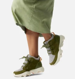 SOREL KINETIC™ Impact Caribou Plus Women's Waterproof Boot Utility Green, Light Aloe