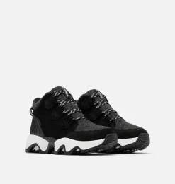 SOREL KINETIC™ Impact Caribou Plus Women's Waterproof Boot Black, Sea Salt Sale