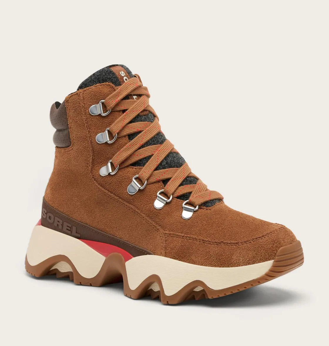 SOREL KINETIC™ Impact Conquest Plus Women's Waterproof Boot Velvet Tan, Tobacco