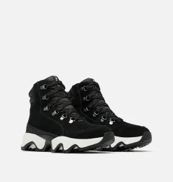SOREL KINETIC™ Impact Conquest Plus Women's Waterproof Boot Black, Sea Salt Hot