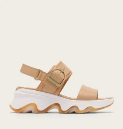 SOREL Kinetic™ Impact Wedge Women's Sandal Honest Beige, Sea Salt Best