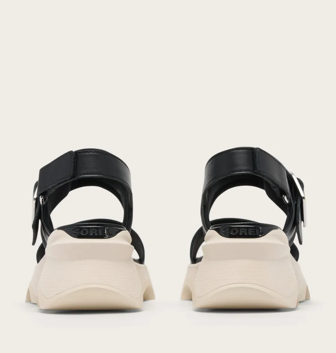 SOREL Kinetic™ Impact Wedge Women's Sandal Black, Chalk Discount