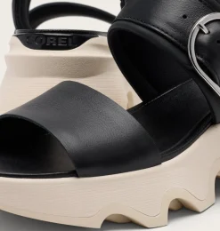 SOREL Kinetic™ Impact Wedge Women's Sandal Black, Chalk Discount