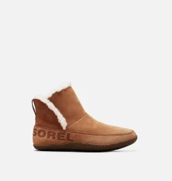 SOREL NAKISKA™ Bootie Women's Slipper Camel Brown, Natural Outlet