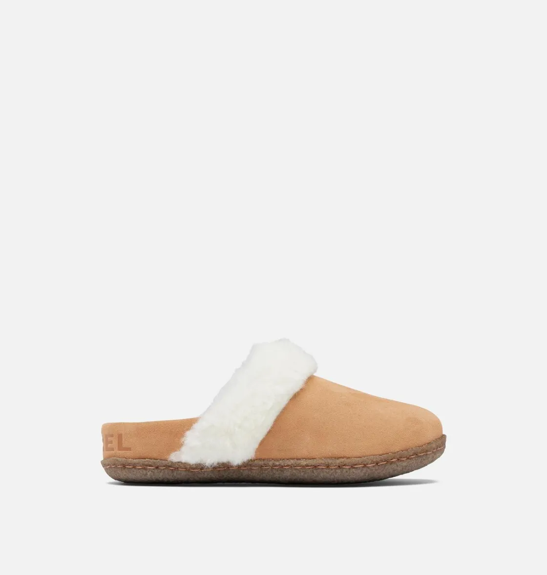 SOREL NAKISKA™ Slide II Youth Slipper Tawny Buff, Gum 2 New