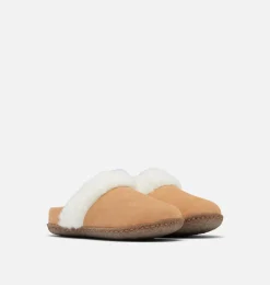 SOREL NAKISKA™ Slide II Youth Slipper Tawny Buff, Gum 2 New