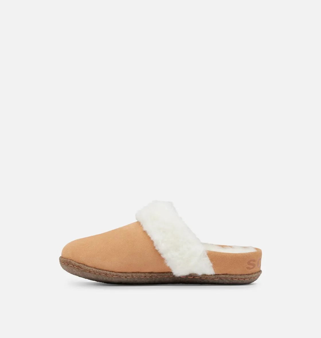 SOREL NAKISKA™ Slide II Youth Slipper Tawny Buff, Gum 2 New