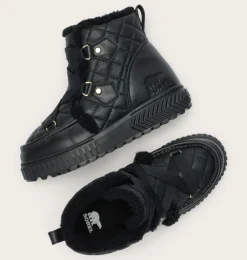 SOREL ONA AVE™ Alpine Lux Waterproof Boot Black, Sea Salt Sale