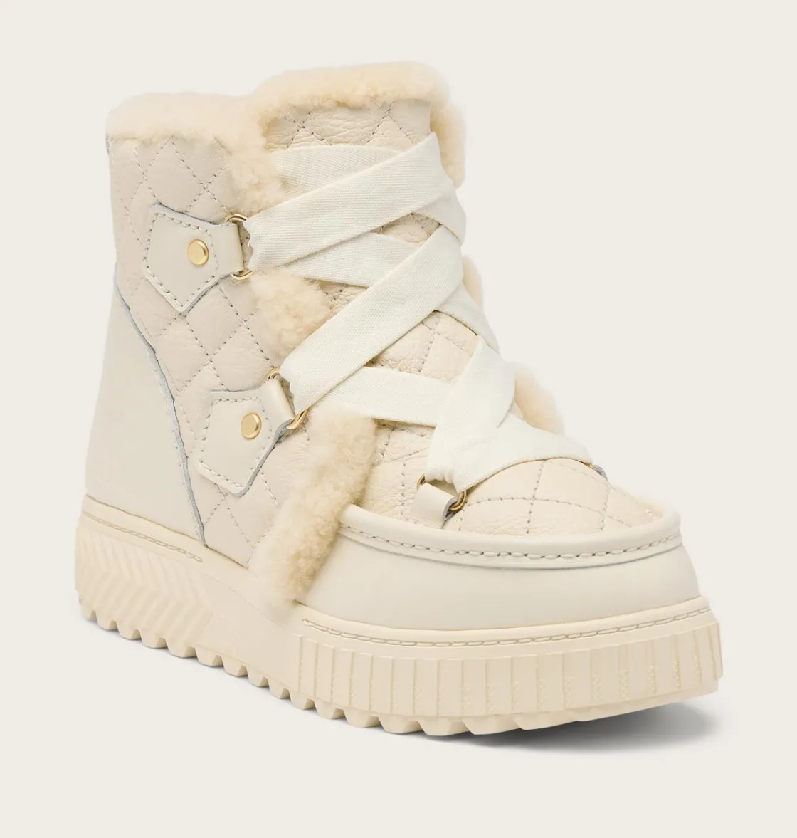 SOREL ONA AVE™ Alpine Lux Waterproof Boot Chalk, Sea Salt Hot