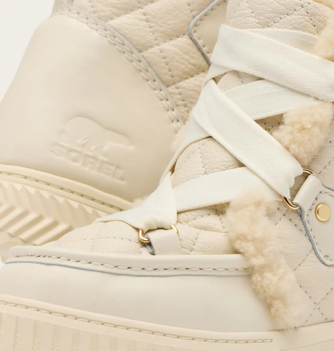 SOREL ONA AVE™ Alpine Lux Waterproof Boot Chalk, Sea Salt Hot
