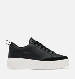 SOREL Ona Ave™ Low Waterproof Women's Sneaker Black, Sea Salt Hot