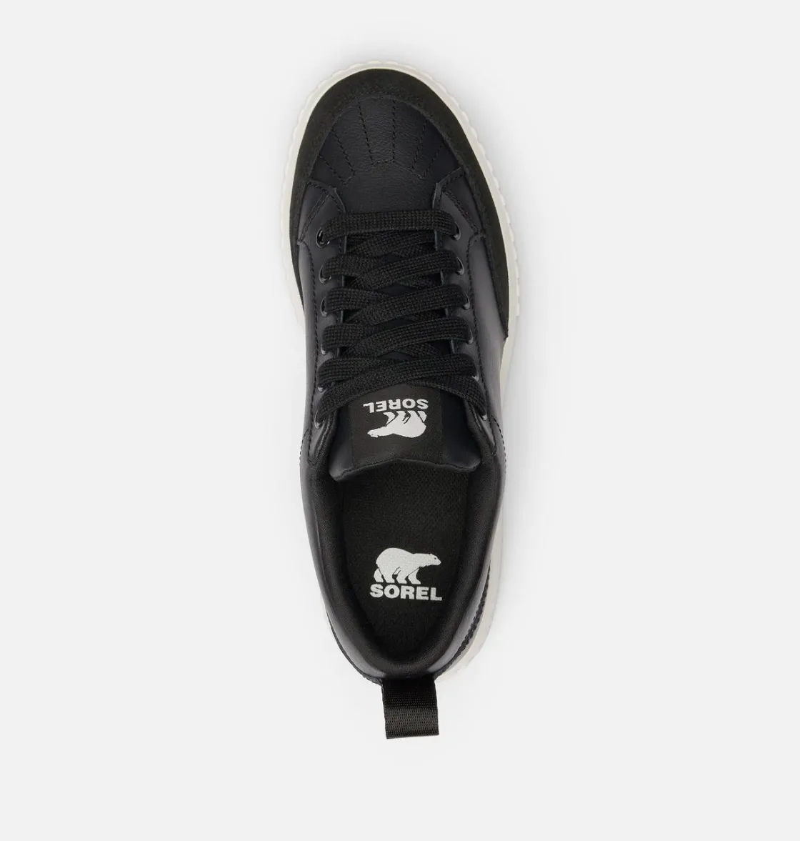 SOREL Ona Ave™ Low Waterproof Women's Sneaker Black, Sea Salt Hot