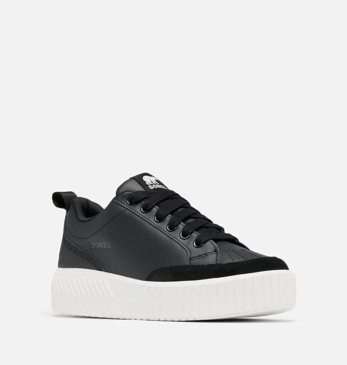 SOREL Ona Ave™ Low Waterproof Women's Sneaker Black, Sea Salt Hot