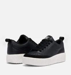 SOREL Ona Ave™ Low Waterproof Women's Sneaker Black, Sea Salt Hot