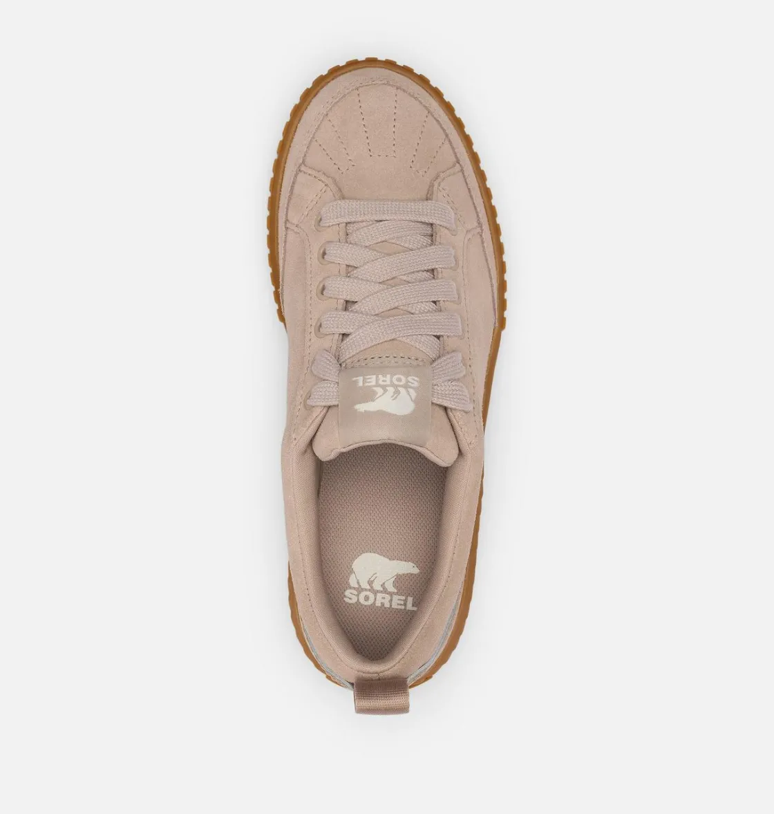 SOREL Ona Ave™ Low Waterproof Women's Sneaker Crushed Clay, Gum 2 Sale