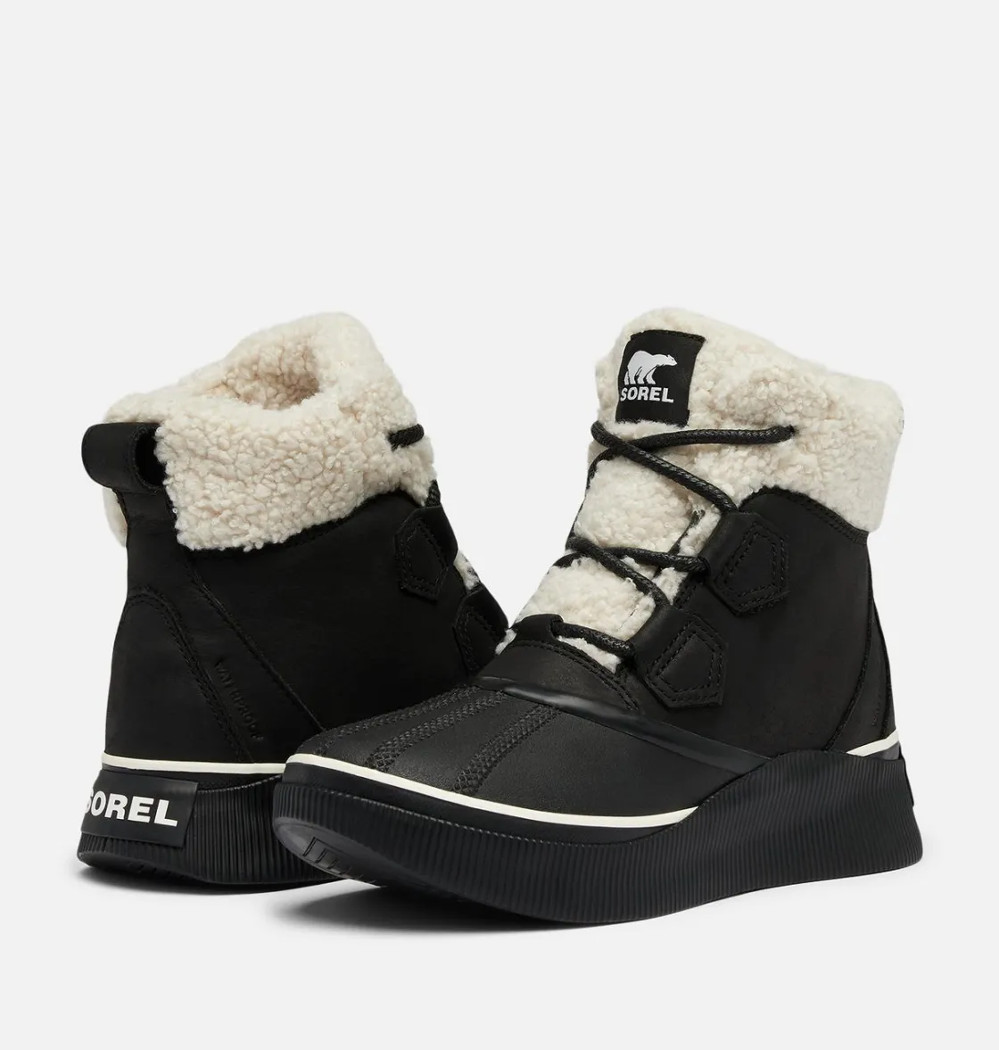SOREL OUT N ABOUT™ IV Chillz Women's Waterproof Boot Black, Chalk New