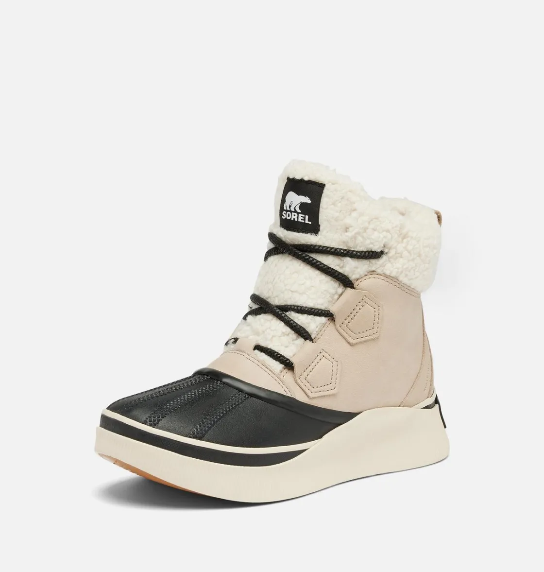SOREL OUT N ABOUT™ IV Chillz Women's Waterproof Boot Omega Taupe, Black Clearance