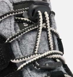 SOREL OUT N ABOUT™ IV Chillz Youth Waterproof Boot Black, Chalk Clearance