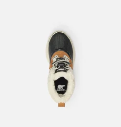 SOREL OUT N ABOUT™ IV Chillz Youth Waterproof Boot Taffy, Black Hot