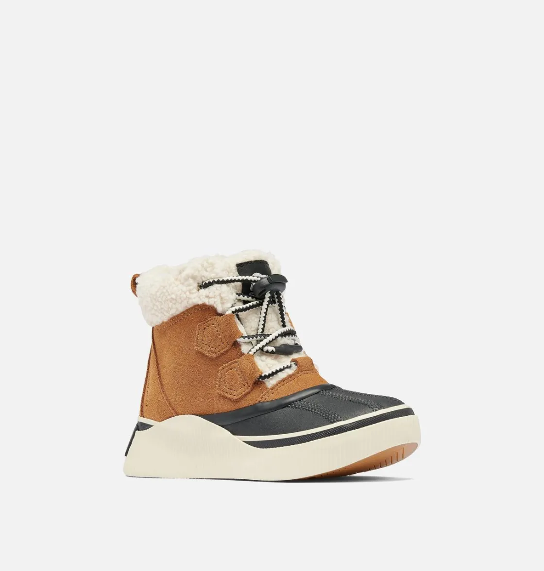 SOREL OUT N ABOUT™ IV Chillz Youth Waterproof Boot Taffy, Black Hot