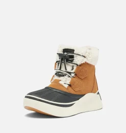 SOREL OUT N ABOUT™ IV Chillz Youth Waterproof Boot Taffy, Black Hot
